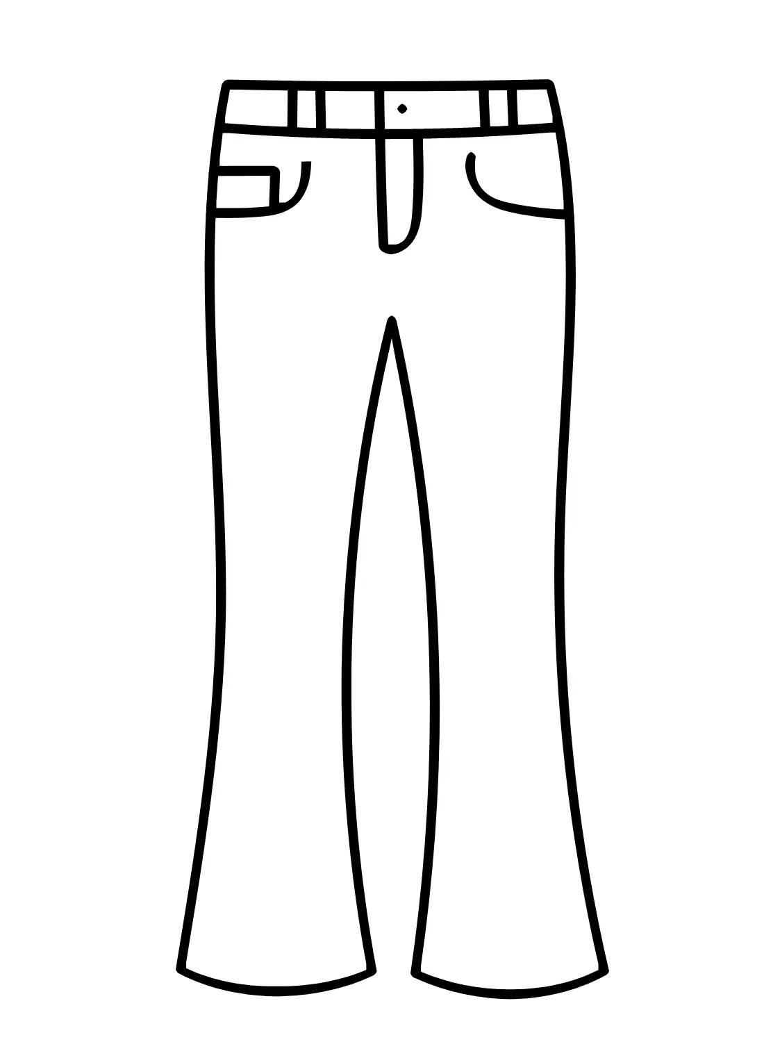Pants Coloring Pages 7