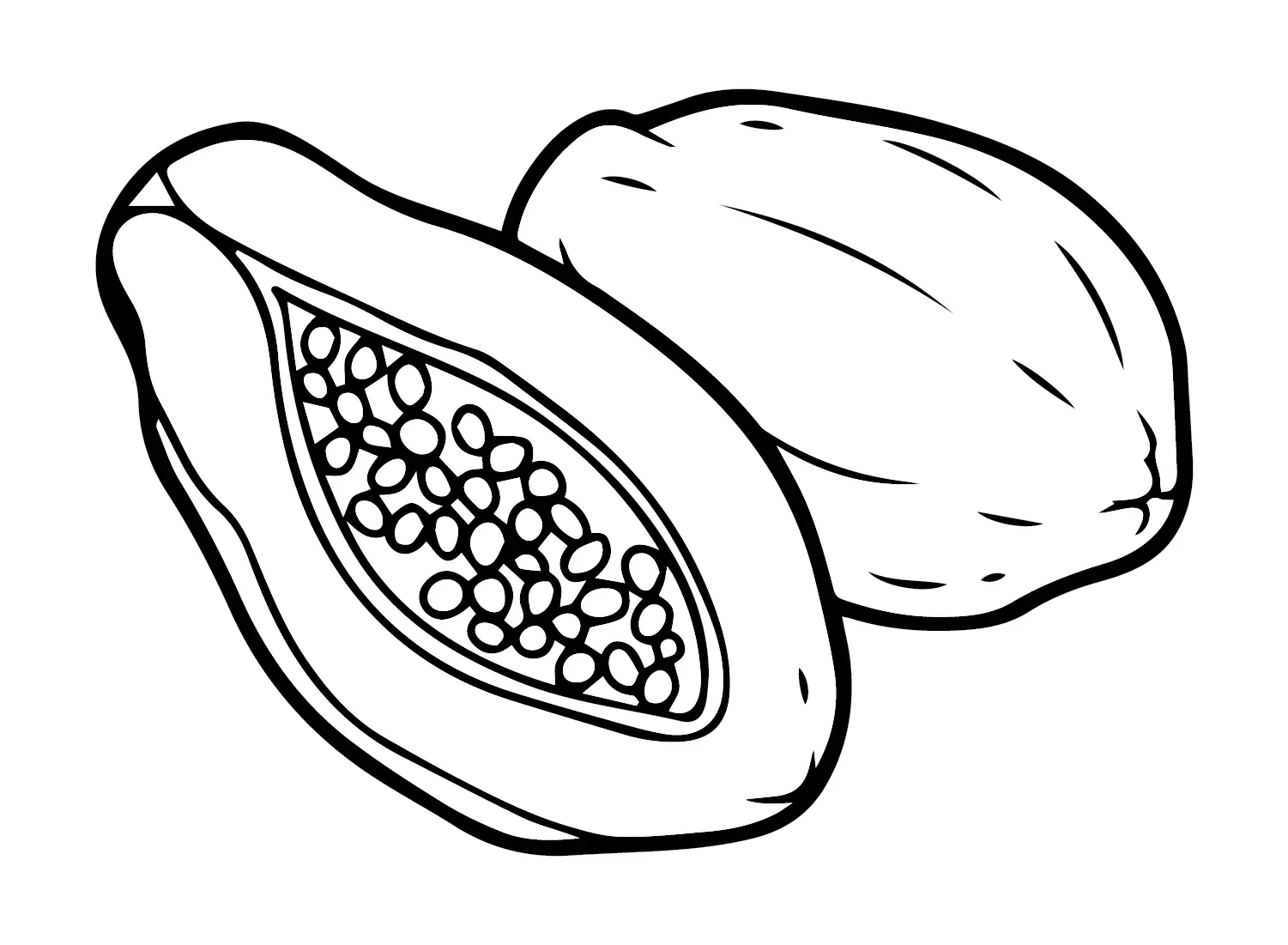 Papaya Coloring Pages 13