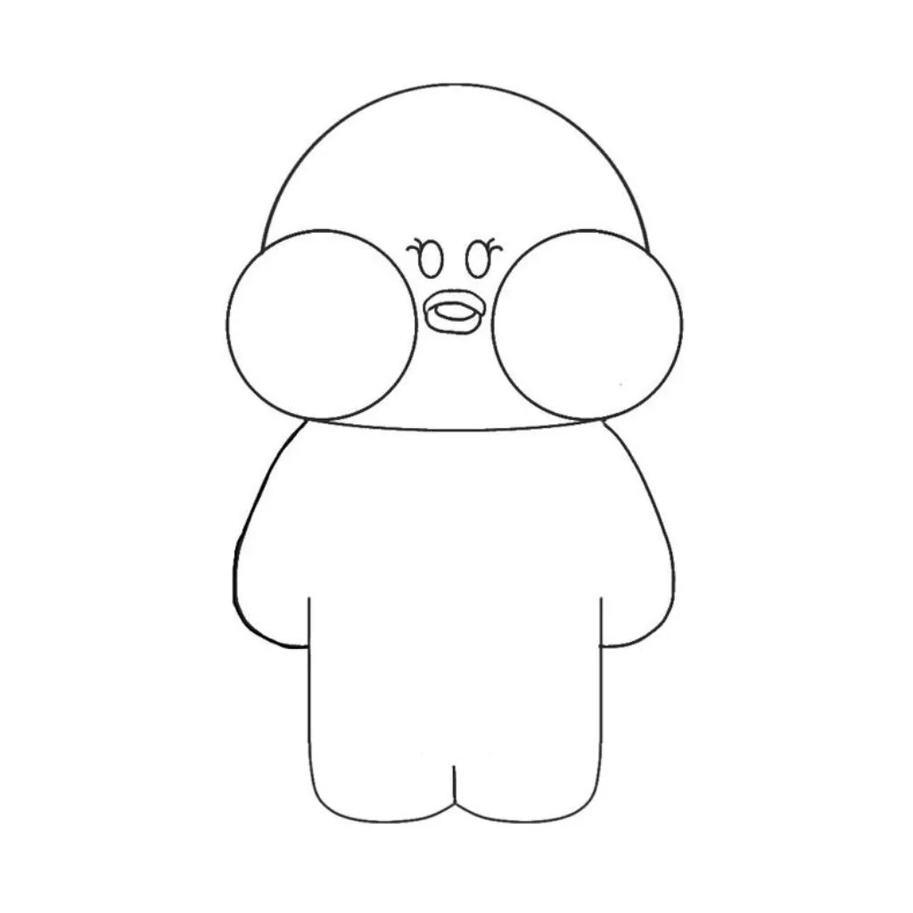 Pato De Papel Para Colorir 9