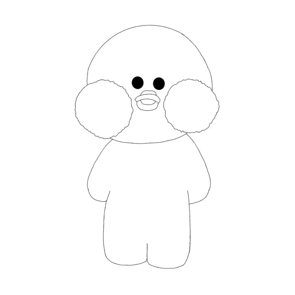 Pato De Papel Para Colorir 21