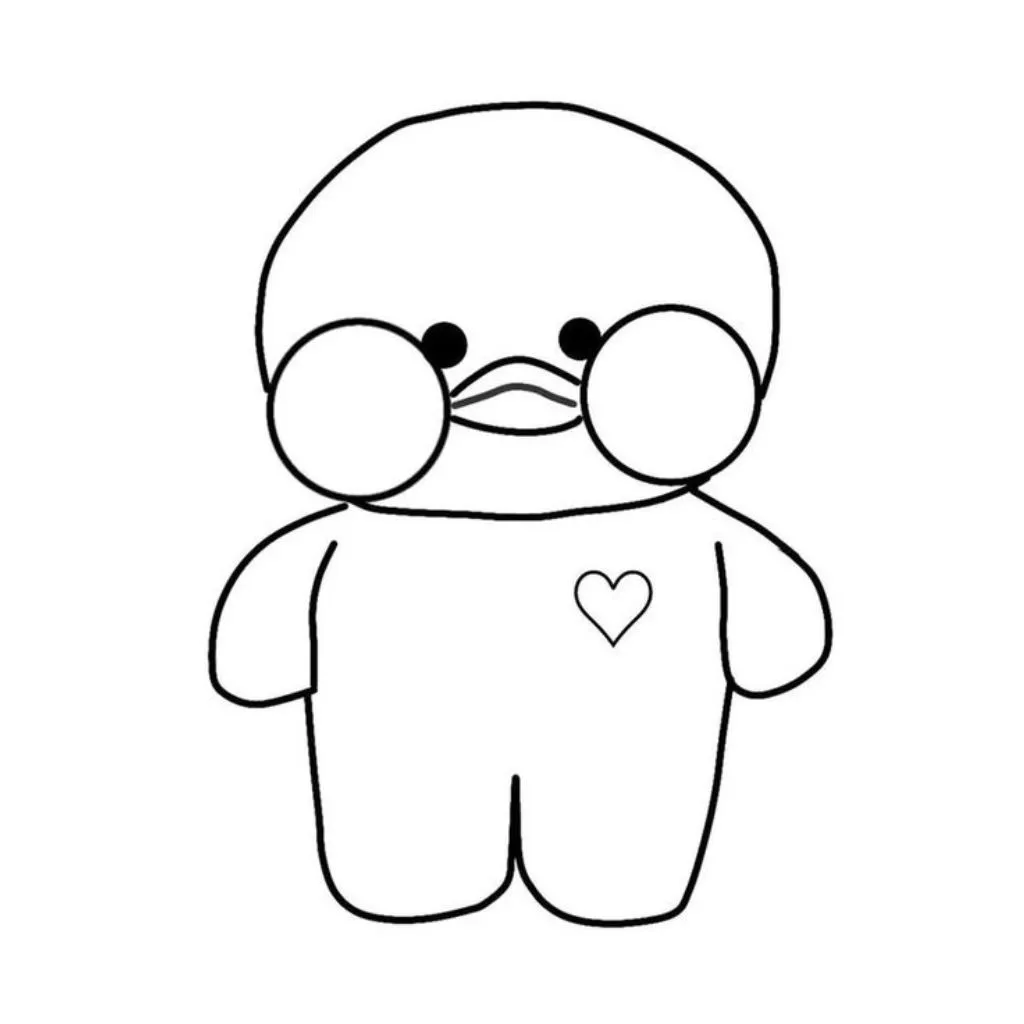 Pato De Papel Para Colorir 11