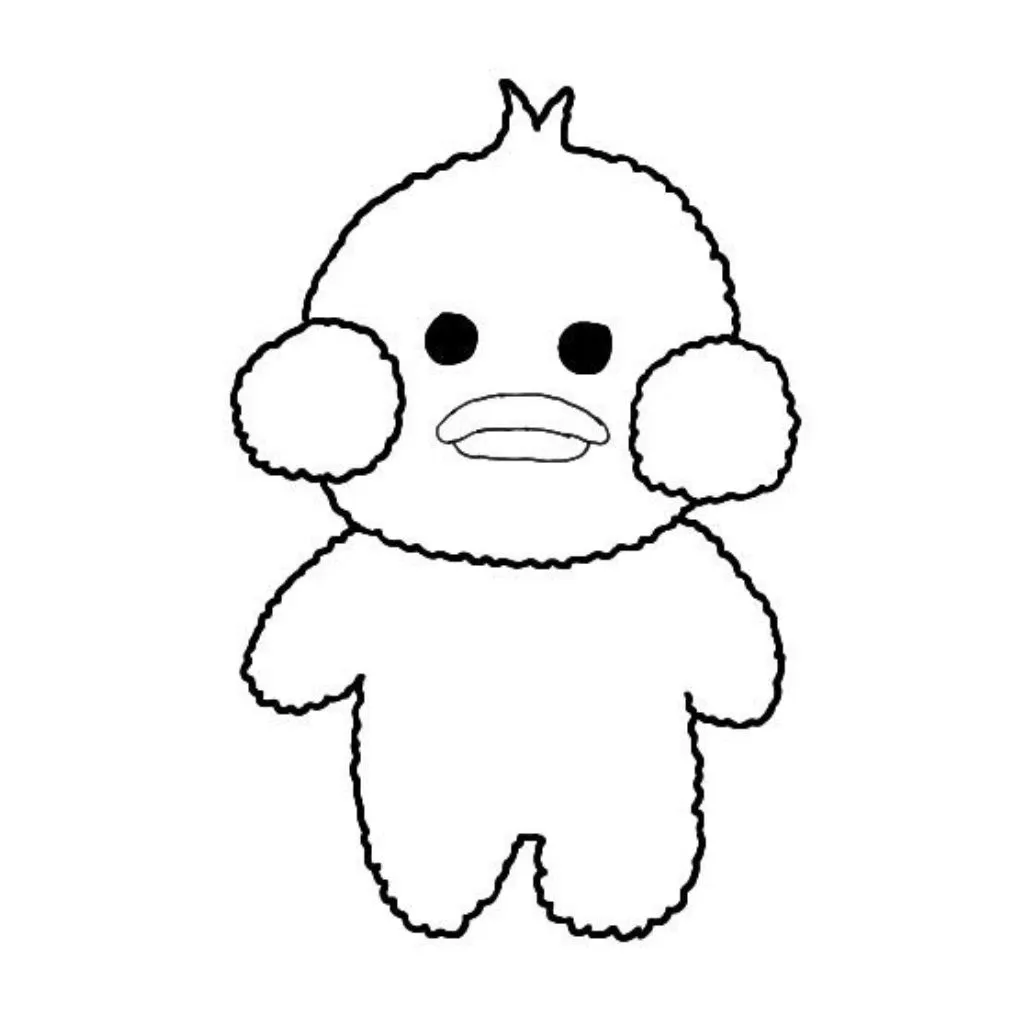 Pato De Papel Para Colorir 14