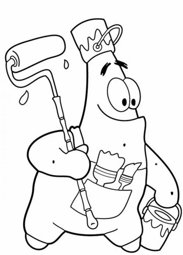 Patrick Star Coloring Pages 15