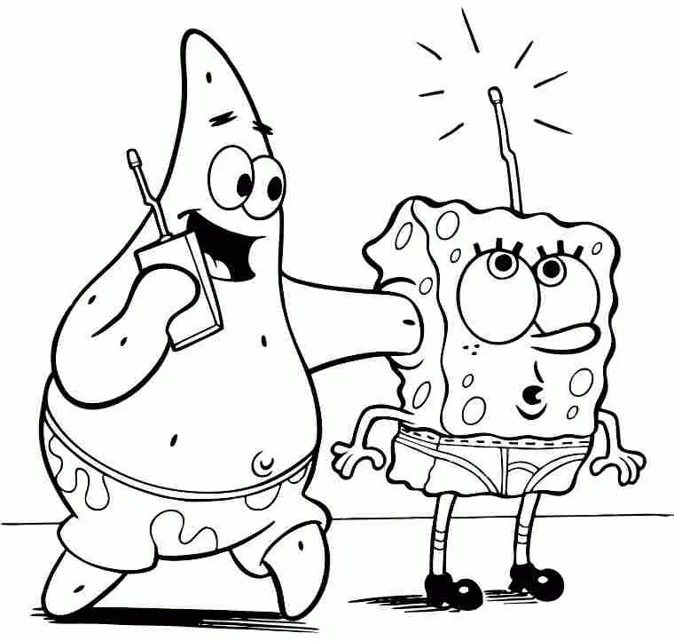 Patrick Star Coloring Pages 18