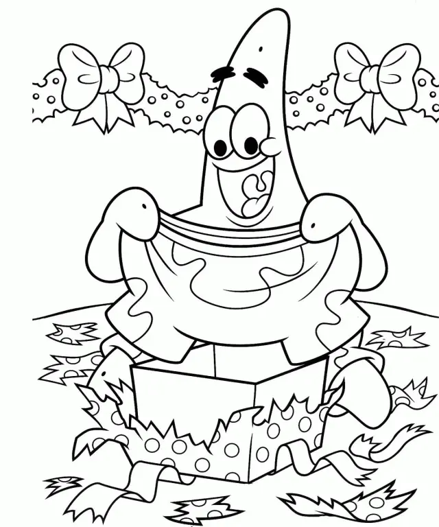 Patrick Star Coloring Pages 19