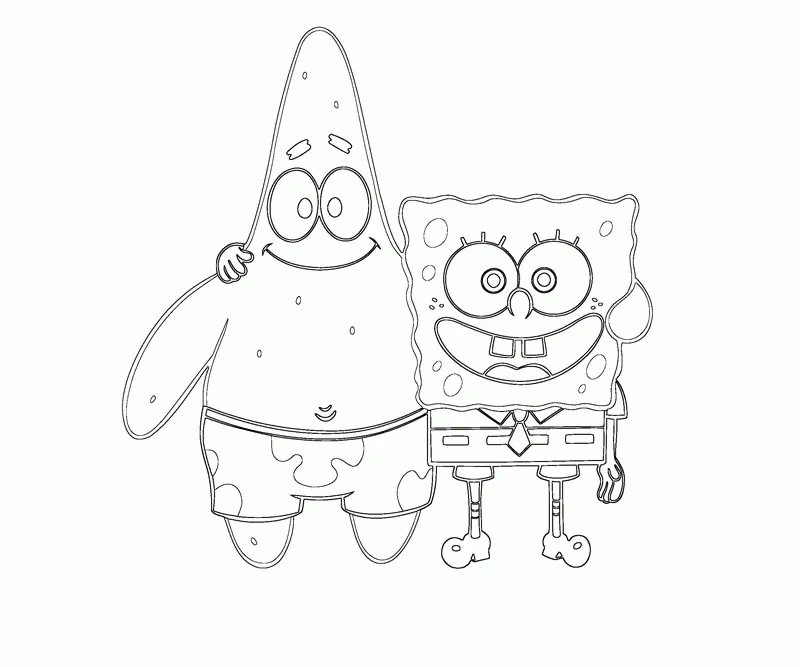 Patrick Star Coloring Pages 4