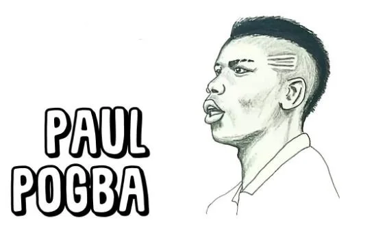 Paul Pogba Para Colorear 1