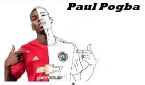Paul Pogba Para Colorear 3