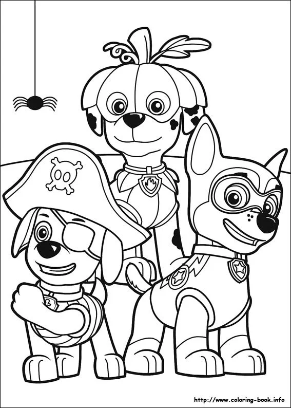 Paw Patrol Coloring Pages 1