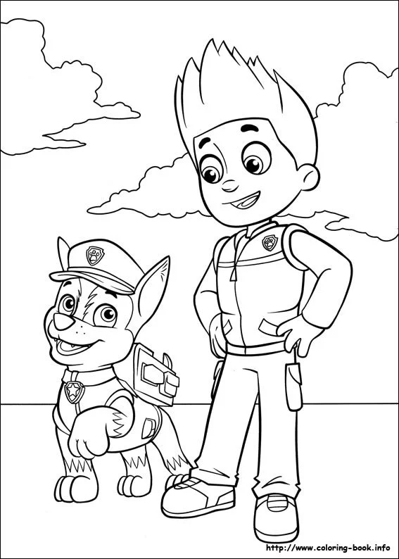 Paw Patrol Coloring Pages 12