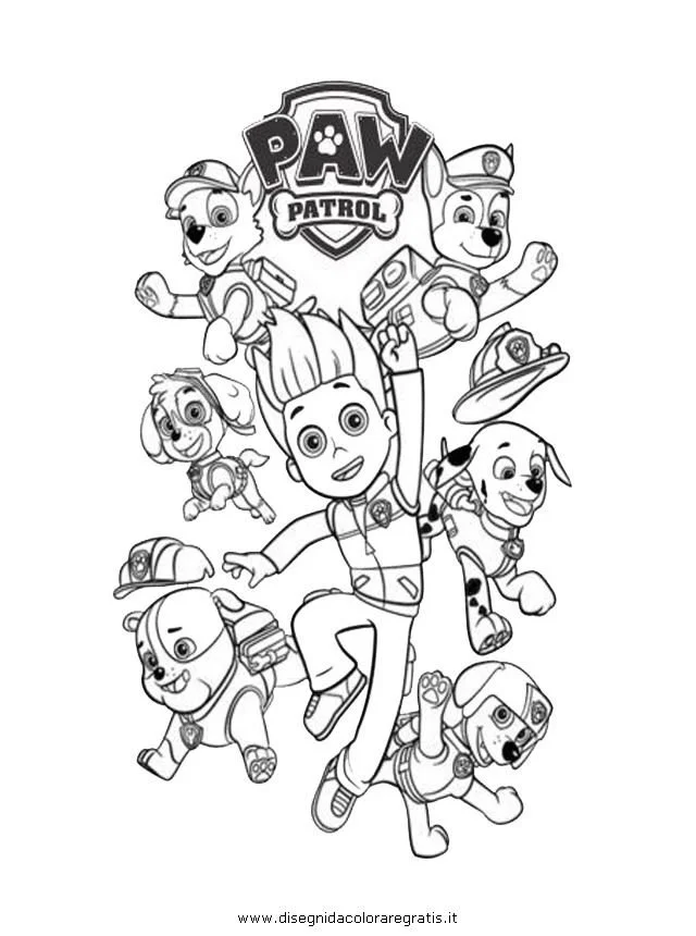 Paw Patrol Coloring Pages 13