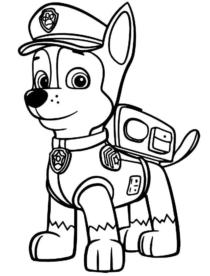 Paw Patrol Coloring Pages 16