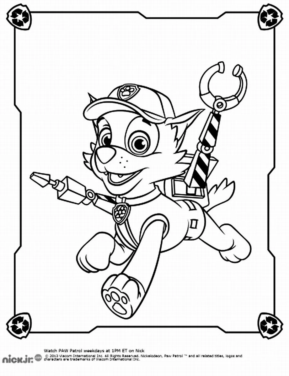 Paw Patrol Coloring Pages 22