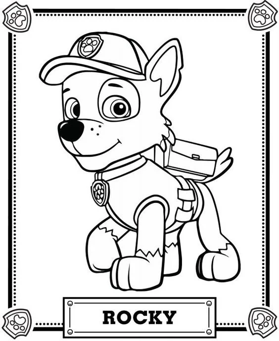 Paw Patrol Coloring Pages 3