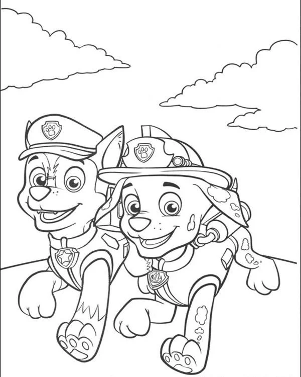 Paw Patrol Coloring Pages 32