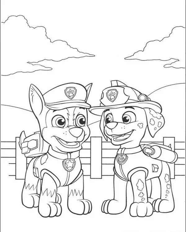 Paw Patrol Coloring Pages 33