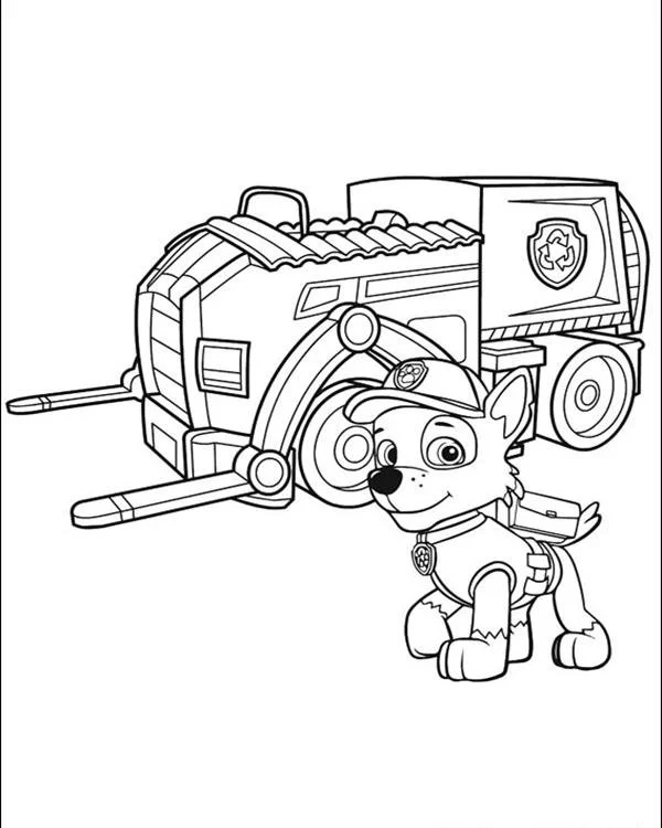 Paw Patrol Coloring Pages 40