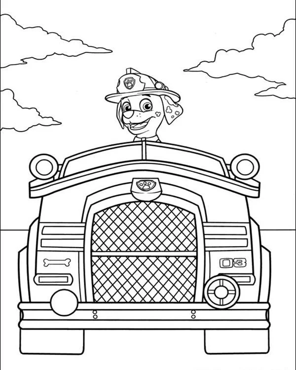 Paw Patrol Coloring Pages 41
