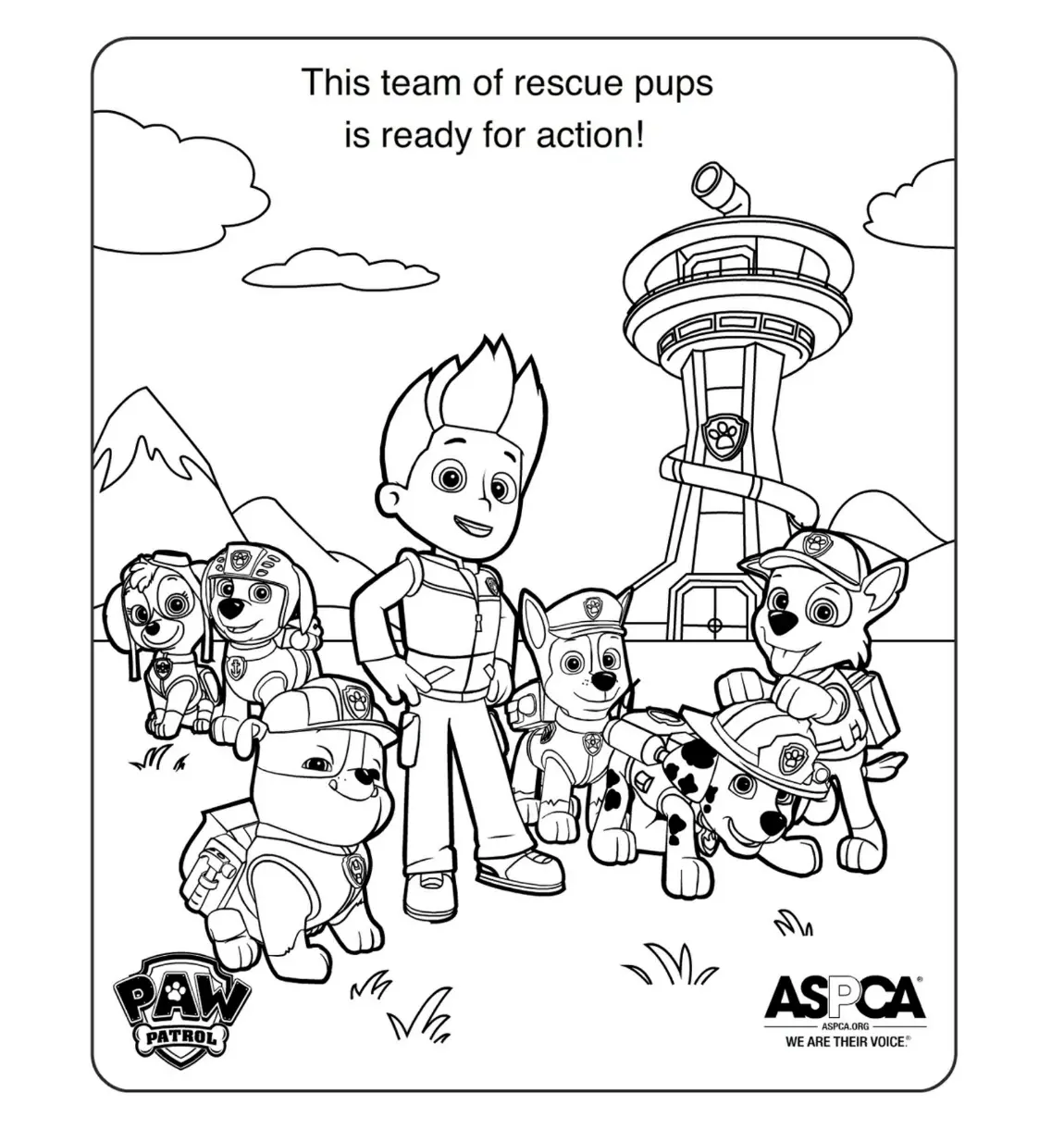 Paw Patrol Coloring Pages 48