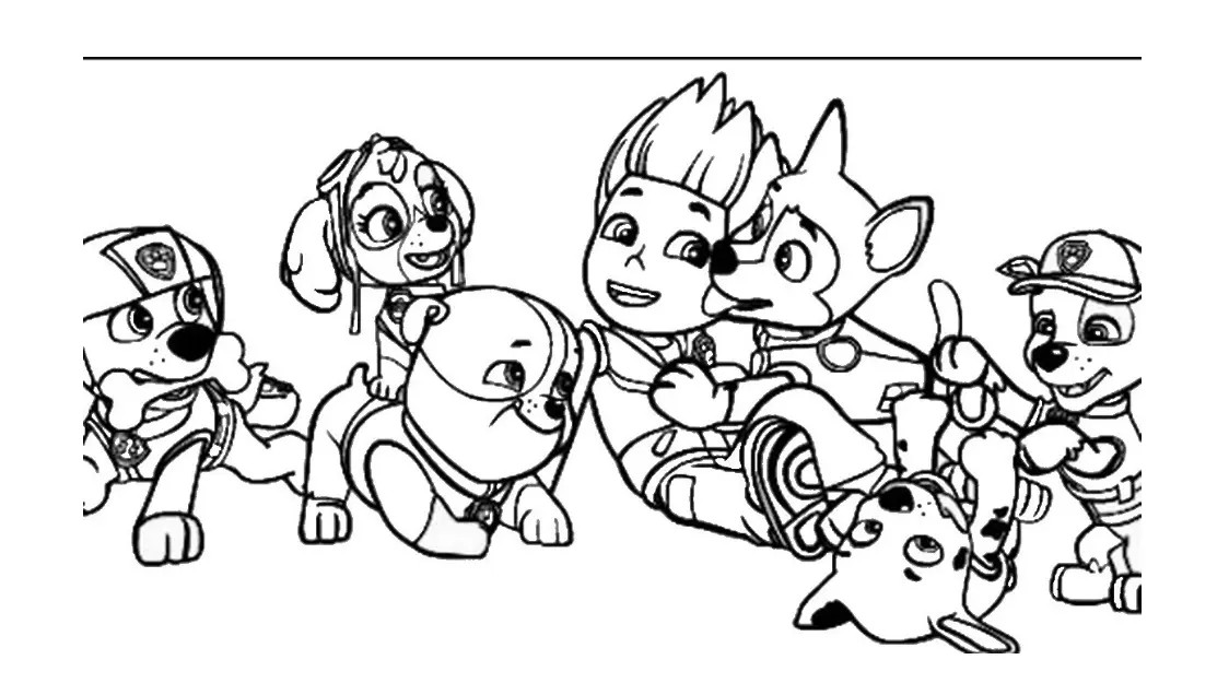 Paw Patrol Coloring Pages 57