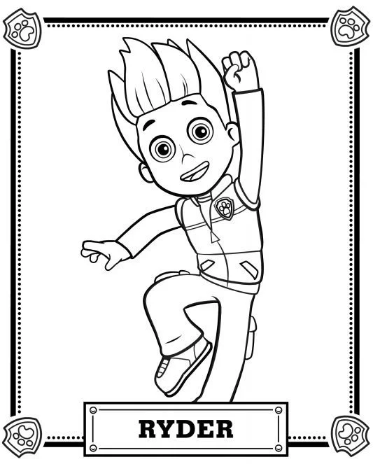 Paw Patrol Coloring Pages 9