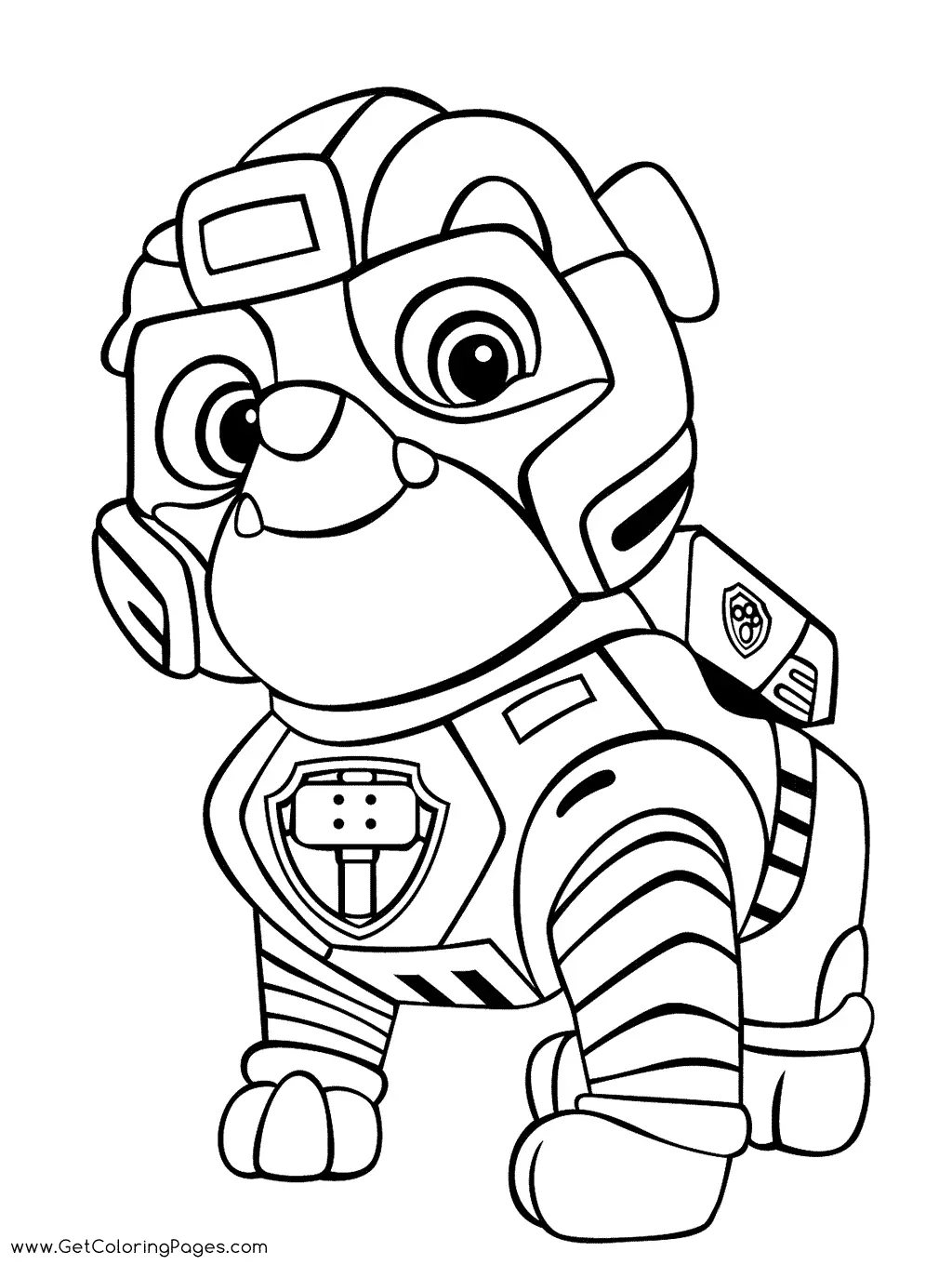 Paw Patrol Mighty Pups Coloring Pages 40