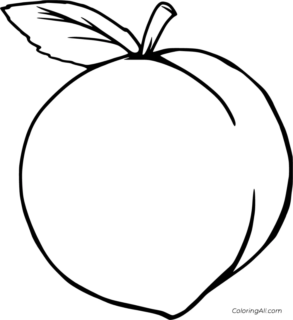 Pfirsich Ausmalbilder 23