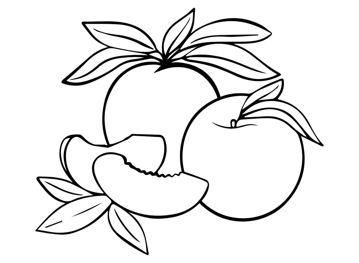 Peaches Coloring Pages 11