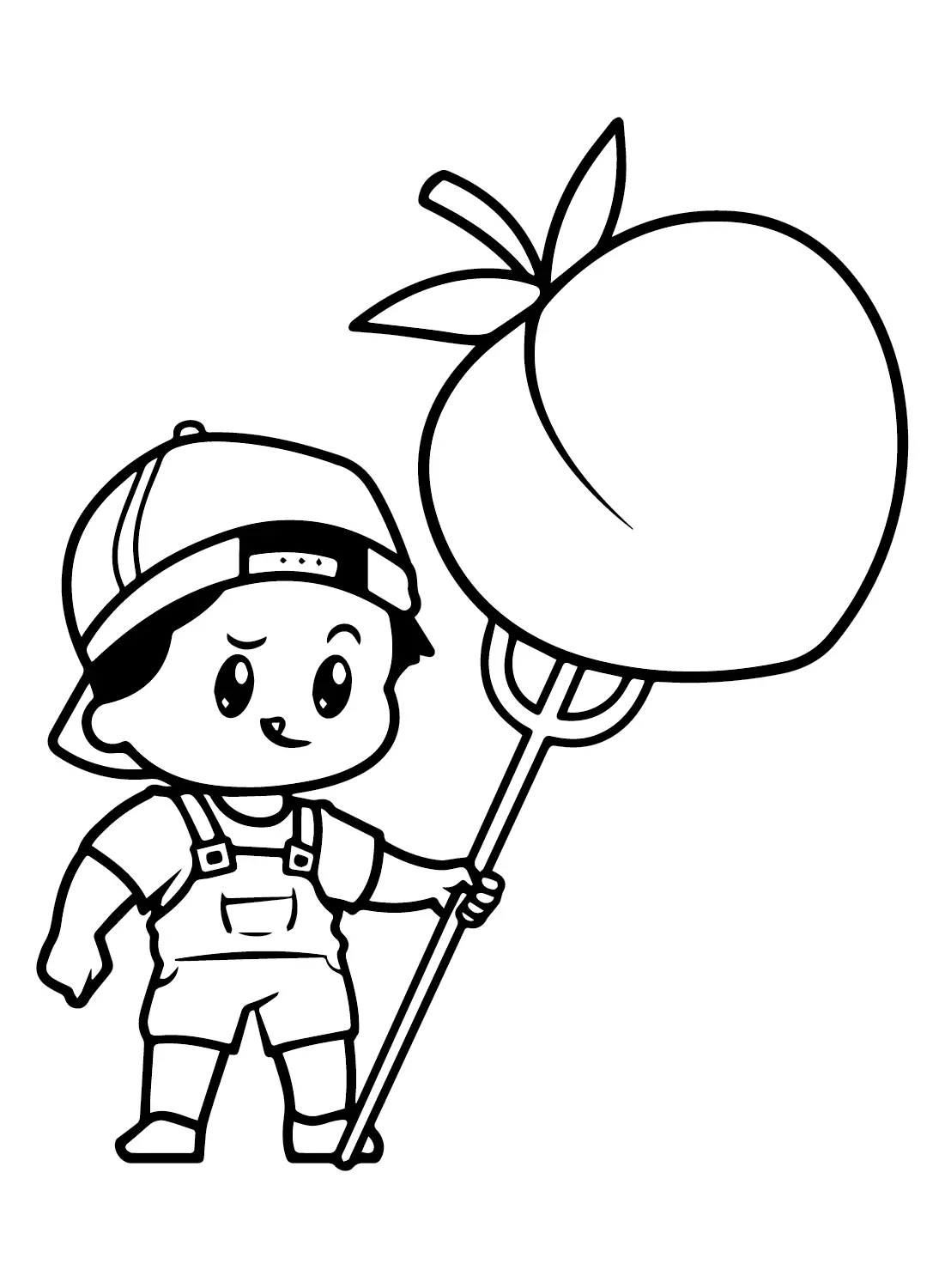 Peaches Coloring Pages 12