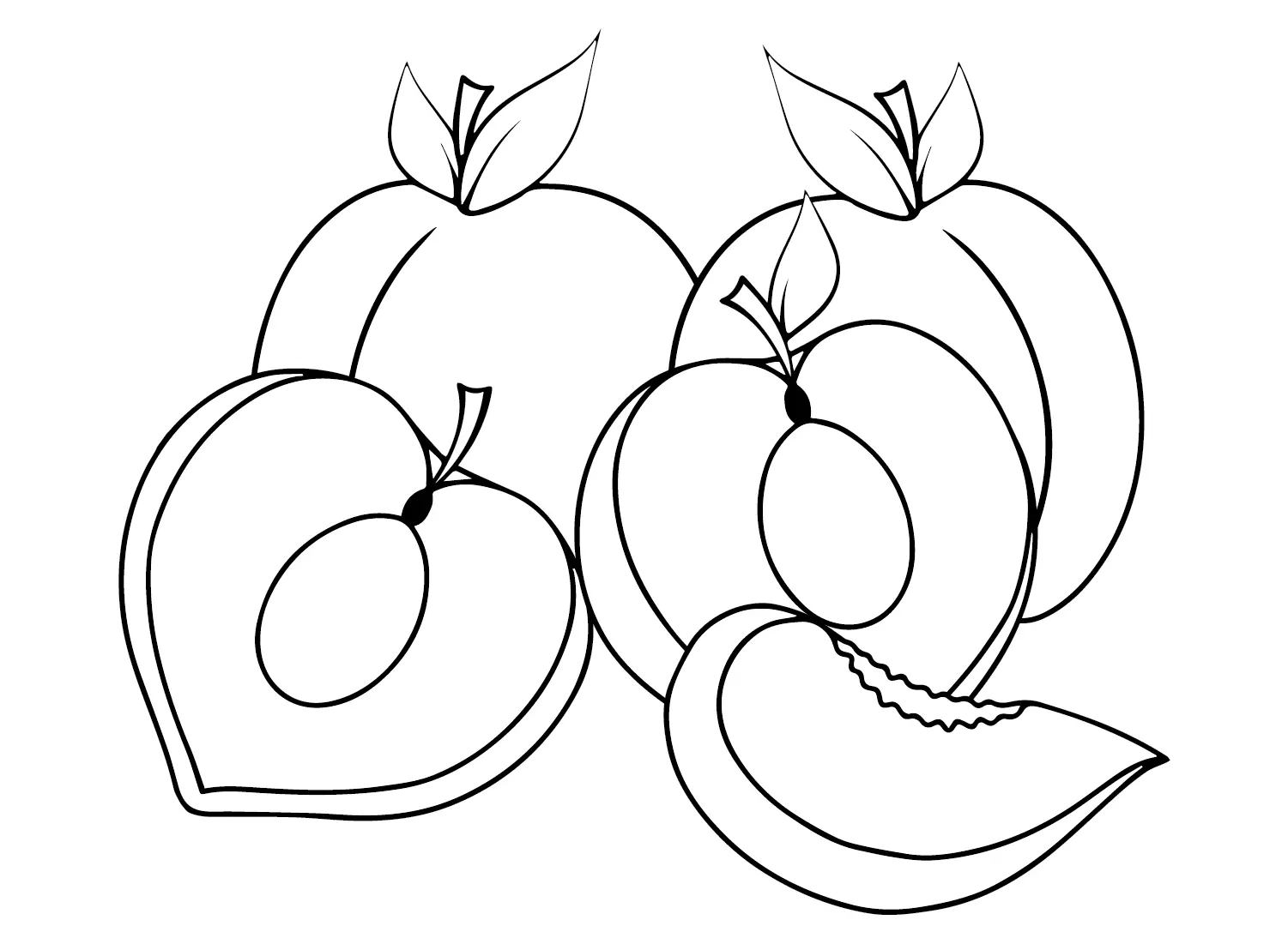 Peaches Coloring Pages 17