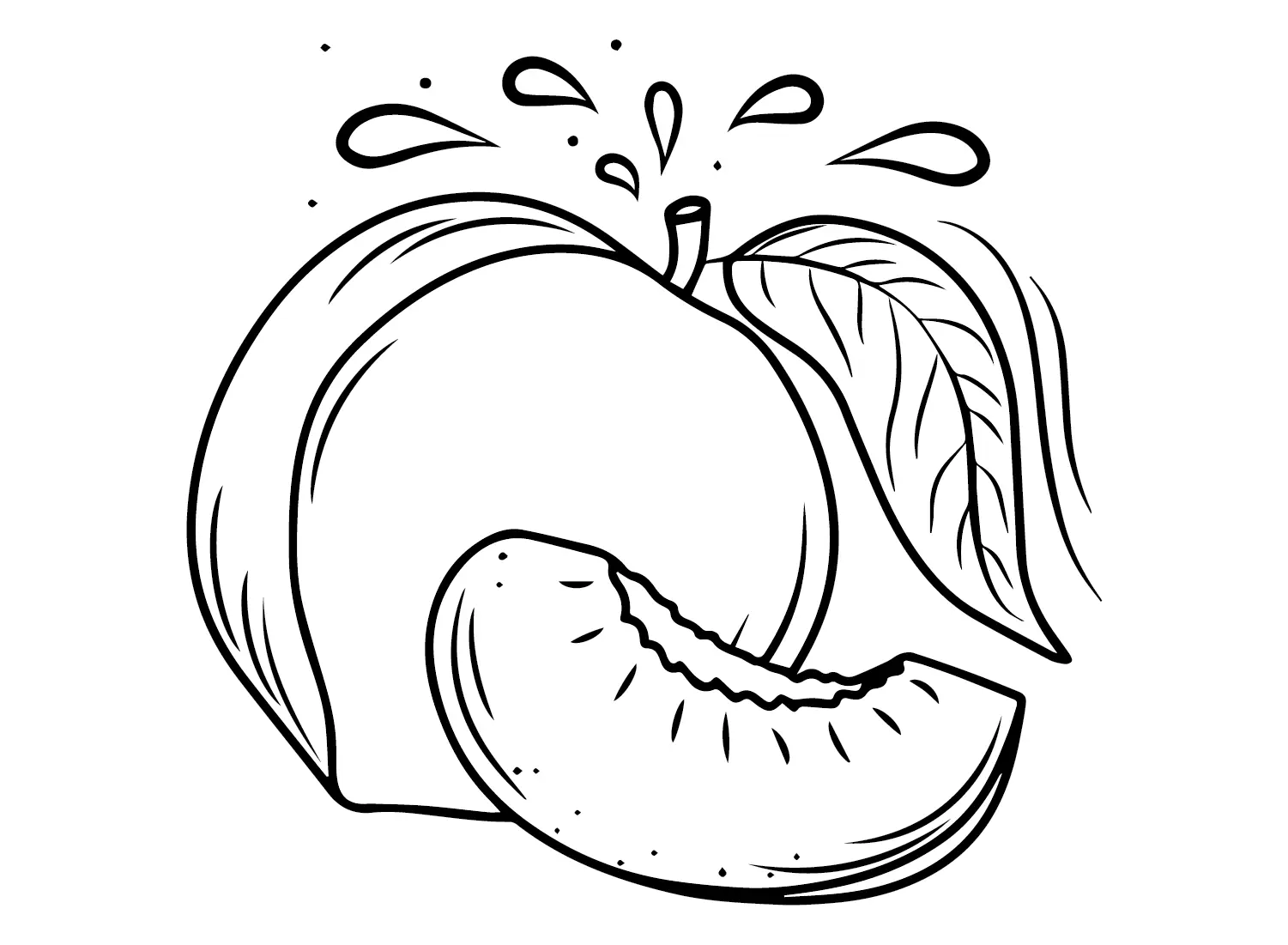 Peaches Coloring Pages 22