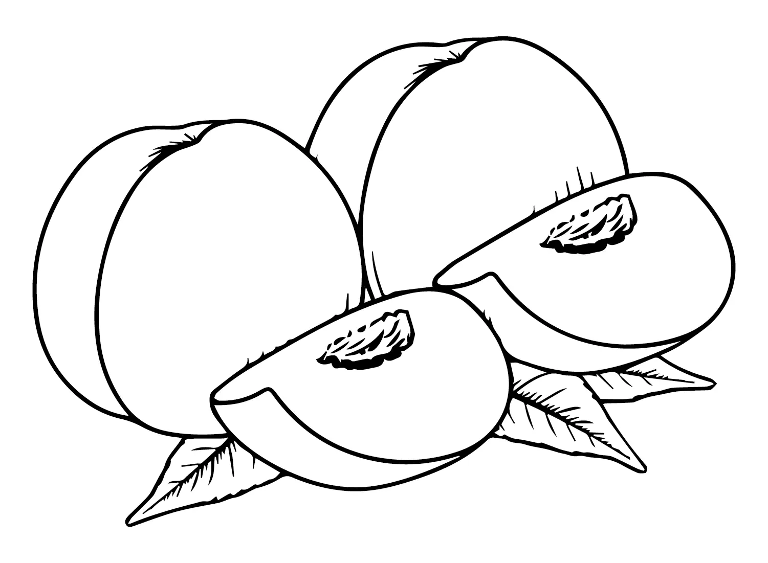 Peaches Coloring Pages 30