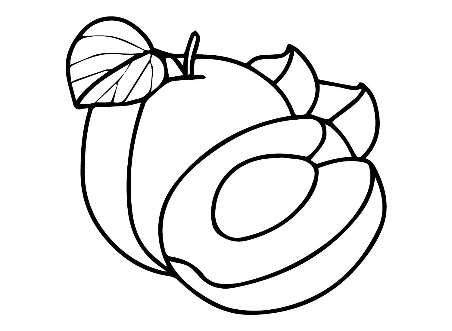 Peaches Coloring Pages 8
