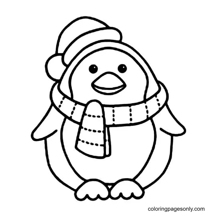 Penguin Coloring Pages 15