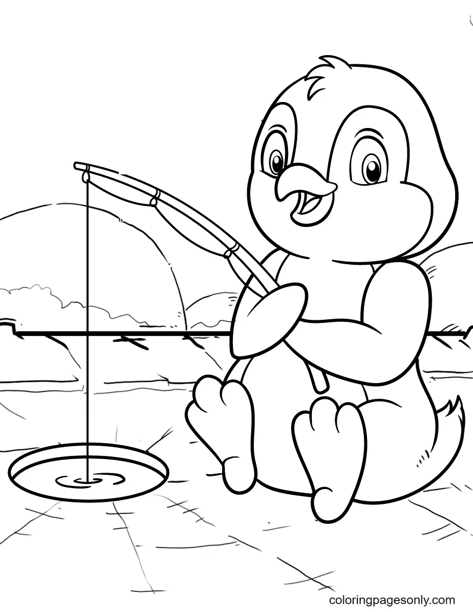 Penguin Coloring Pages 24