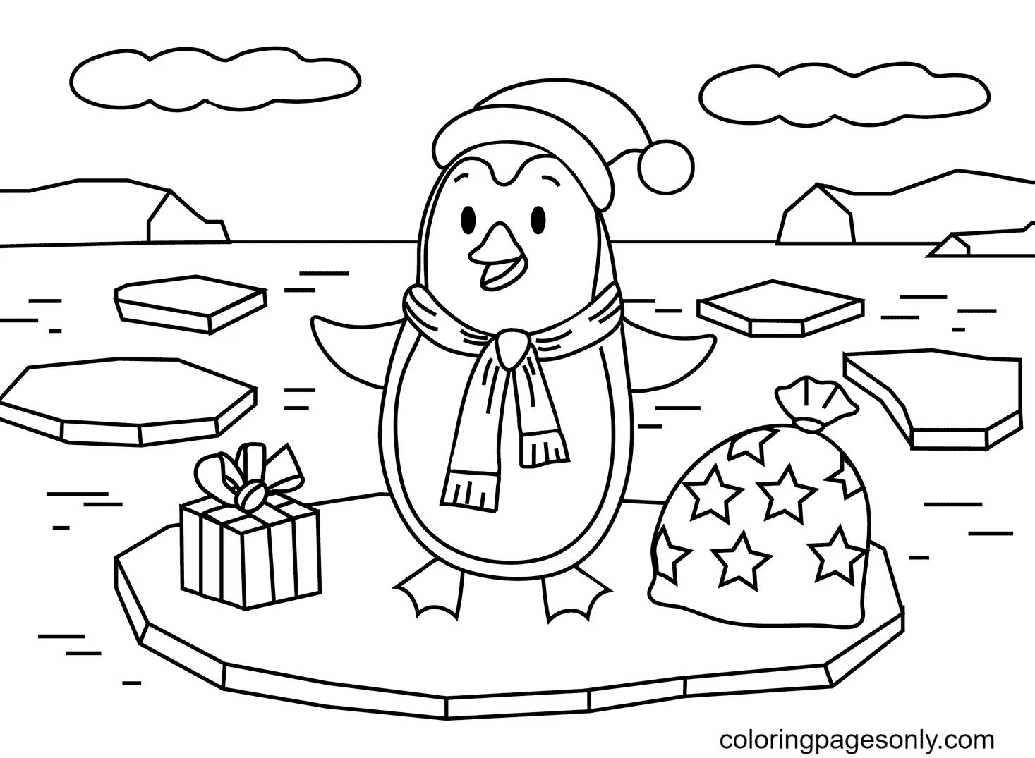 Penguin Coloring Pages 25
