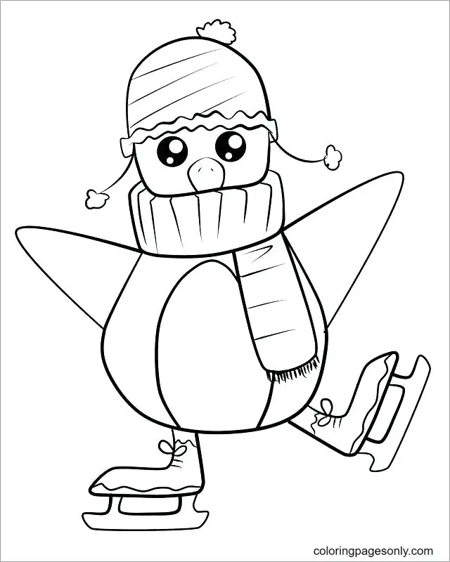 Penguin Coloring Pages 29