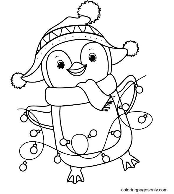 Penguin Coloring Pages 30