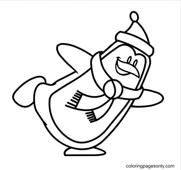 Penguin Coloring Pages 33