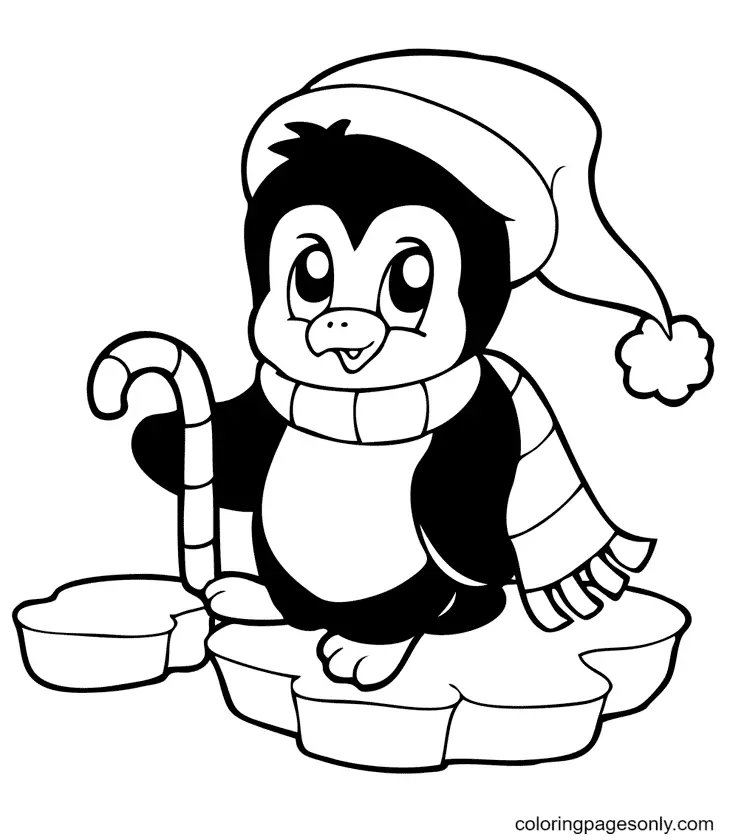 Penguin Coloring Pages 34