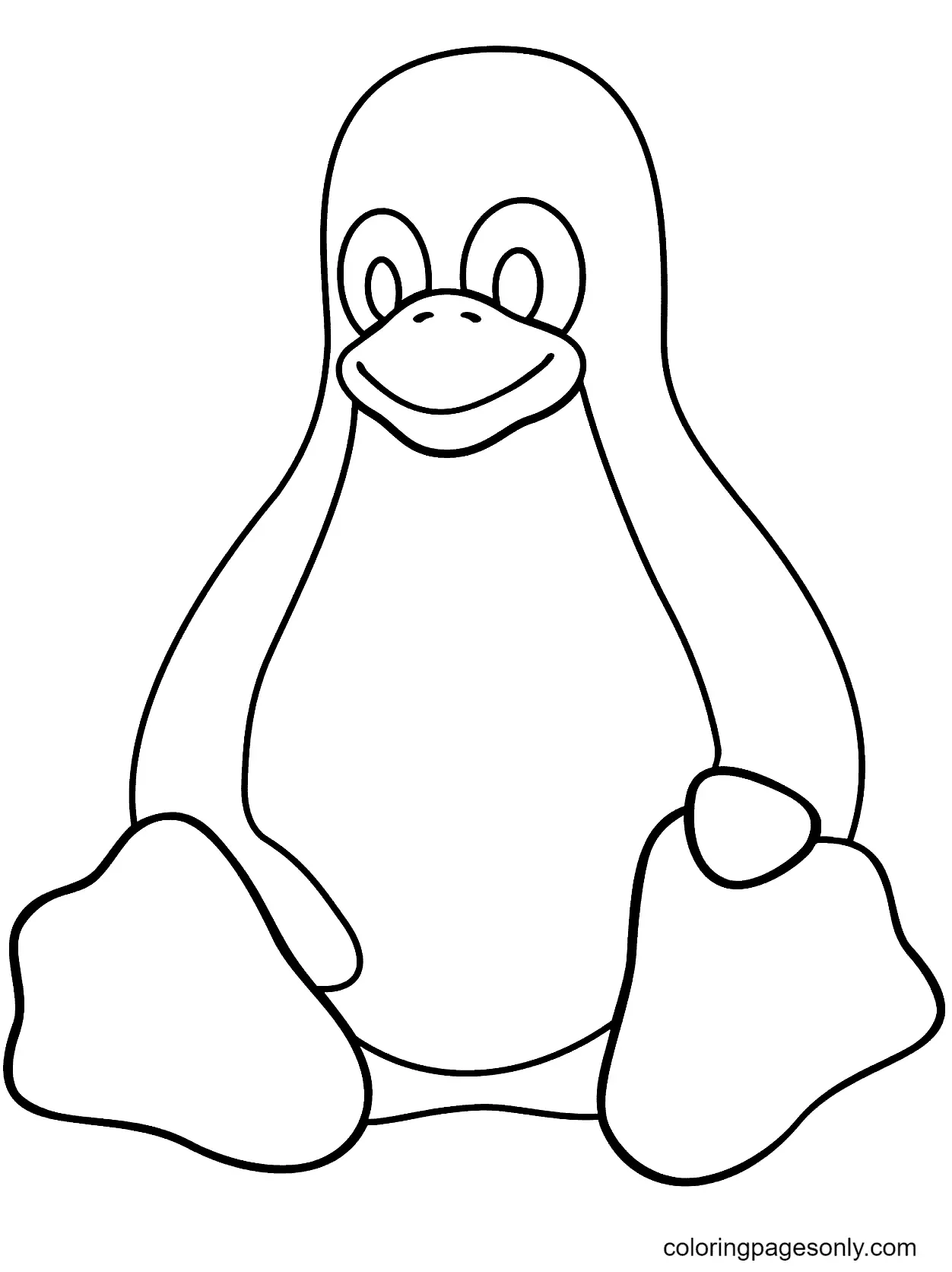 Penguin Coloring Pages 35