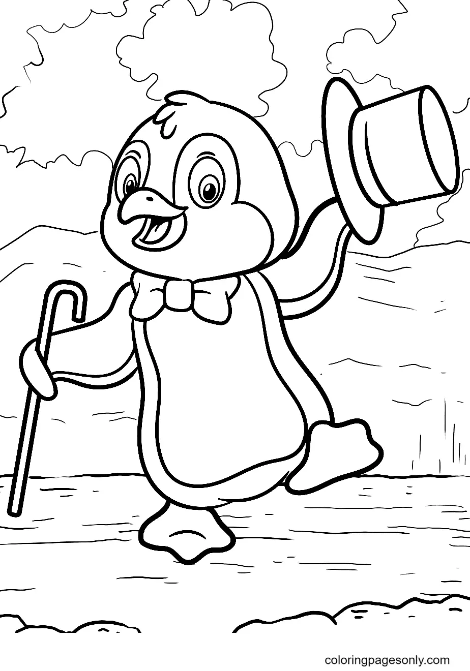 Penguin Coloring Pages 42