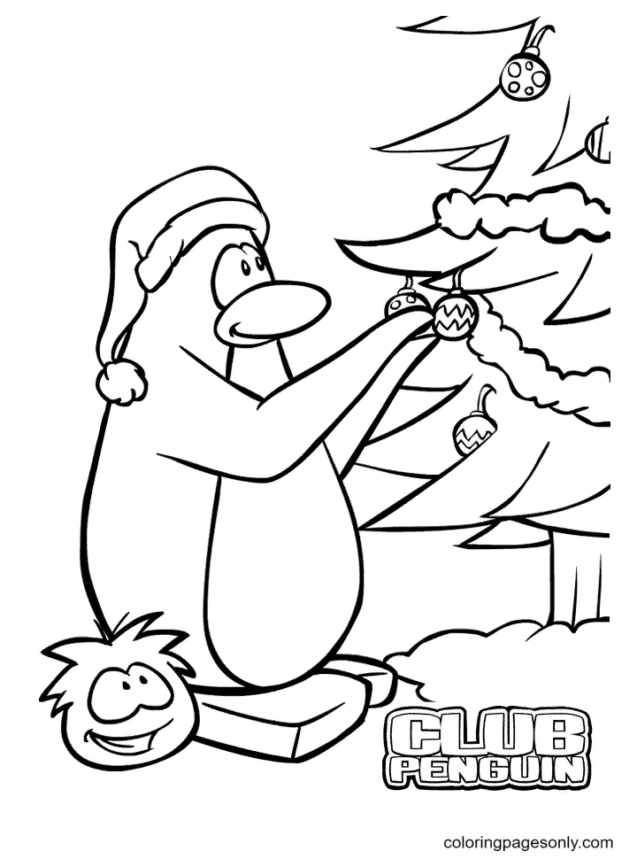Penguin Coloring Pages 46
