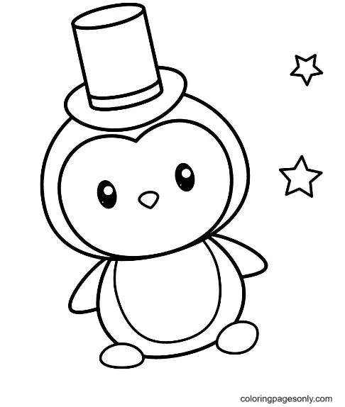 Penguin Coloring Pages 49