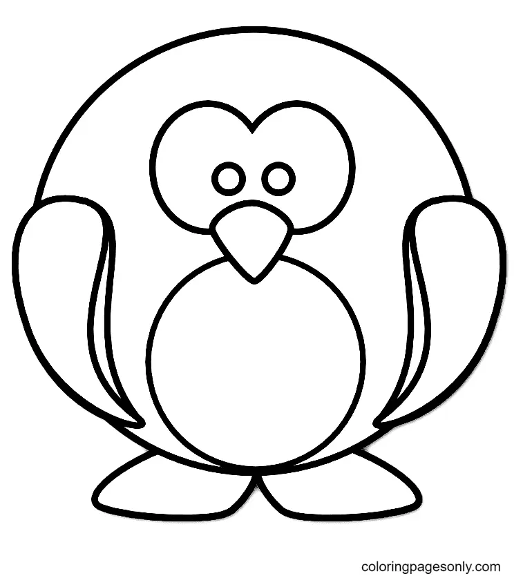 Penguin Coloring Pages 52