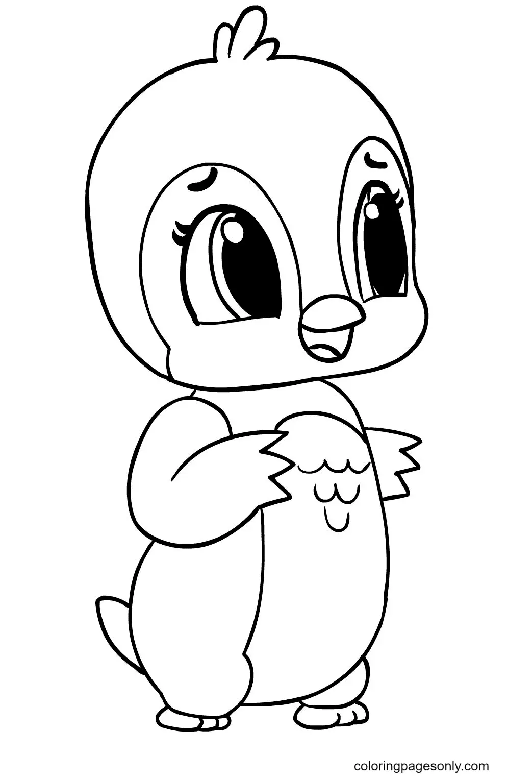 Penguin Coloring Pages 6