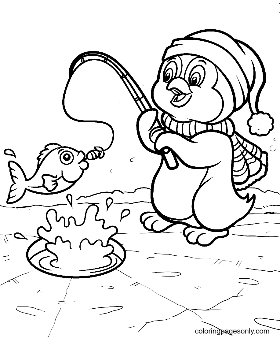 Penguin Coloring Pages 61