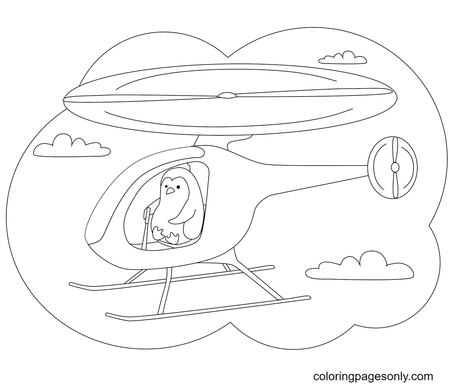 Penguin Coloring Pages 63
