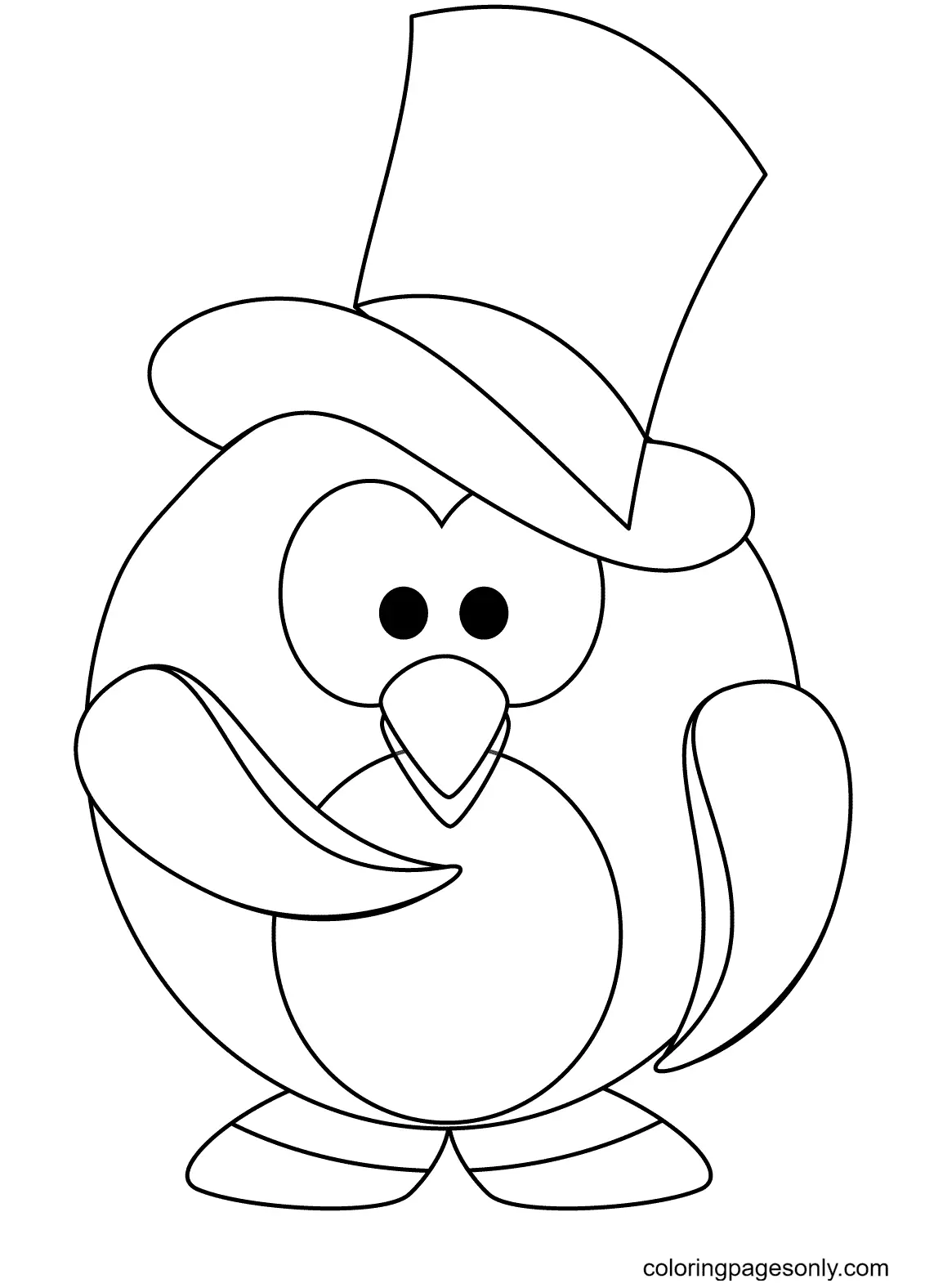 Penguin Coloring Pages 64
