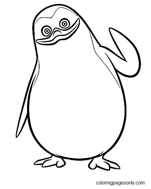 Penguins of Madagascar Coloring Pages 13